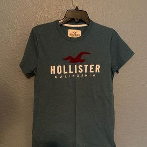 XS Hollister Blue Graphic T Shirt